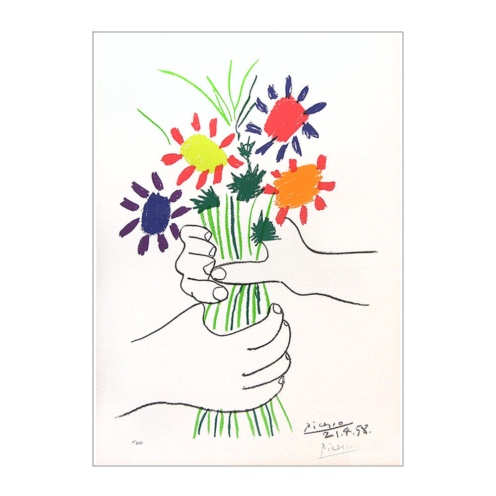 The Bouquet of Friendship, Pablo Picasso Postcard