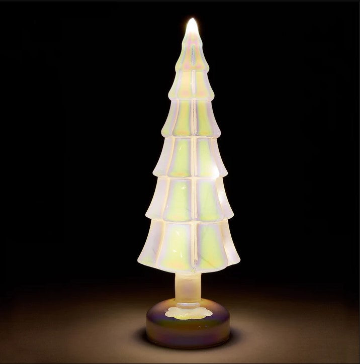 Pearl LED Lighted Glass Tree