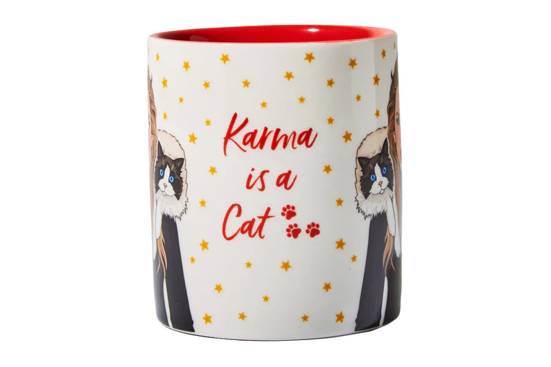 Karma is a Cat Mug