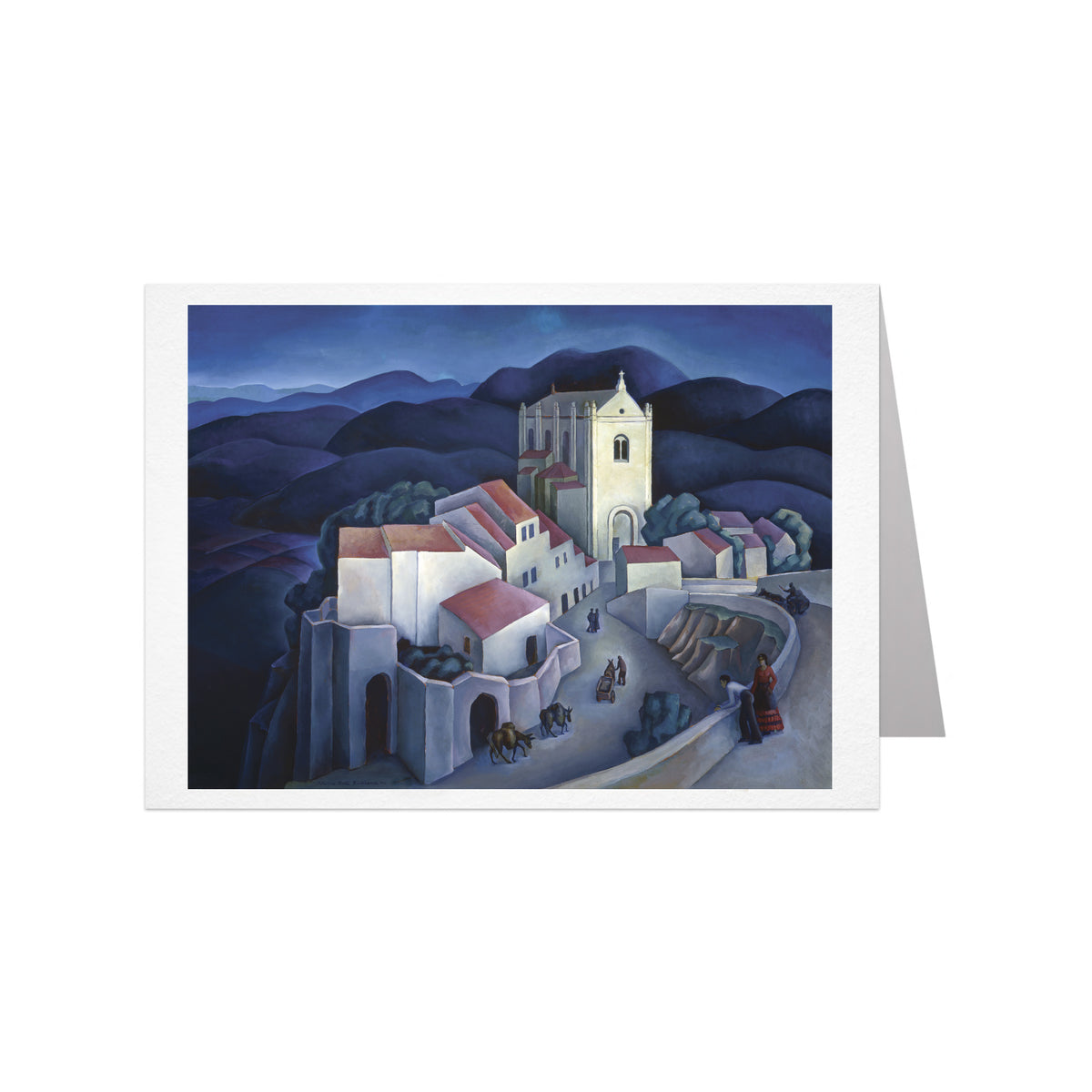 Vance Kirkland - Monastery at Ronda Notecard