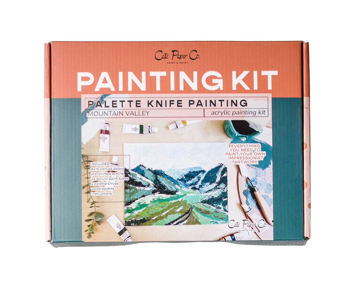 Mountain Valley Palette Knife Painting Kit