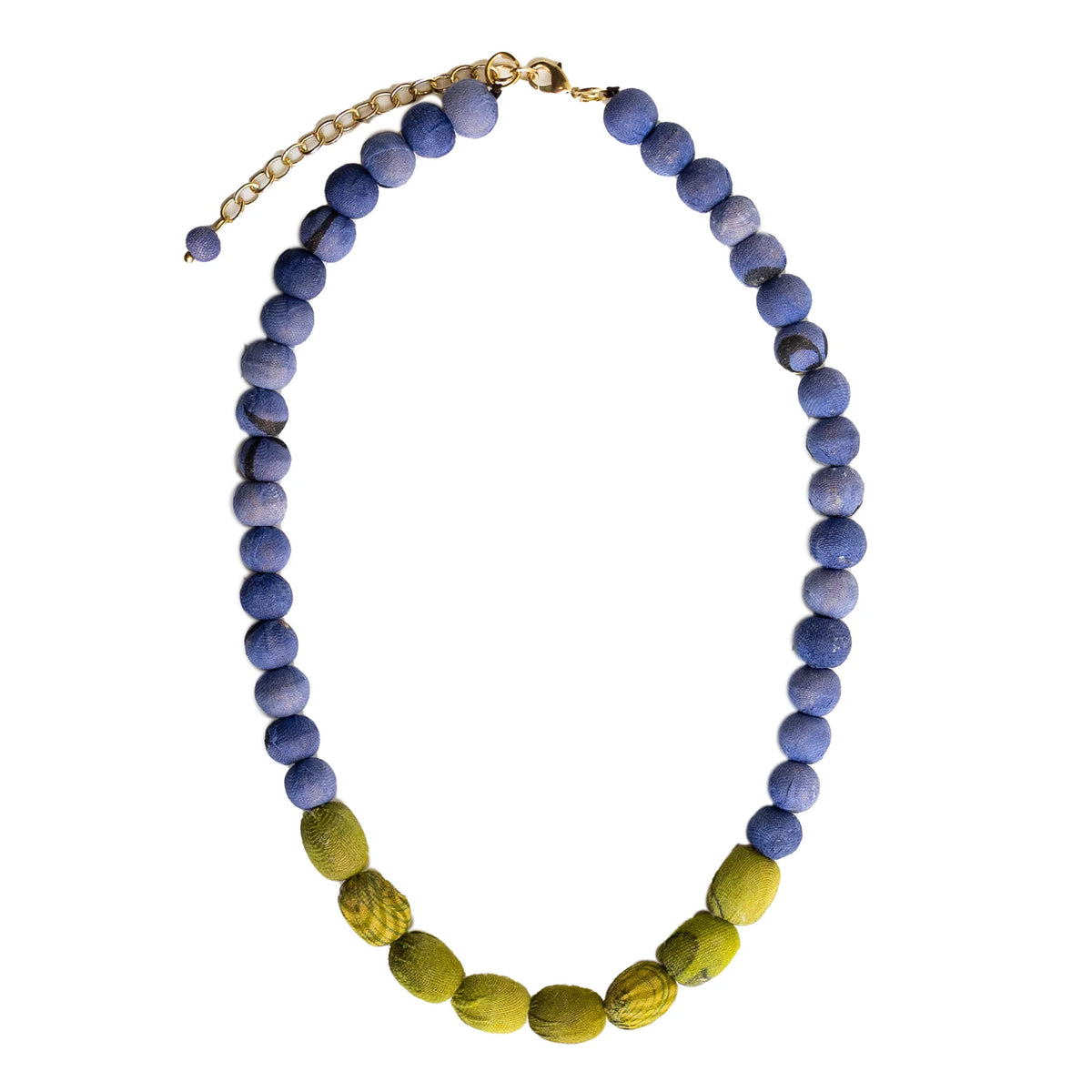 Kantha Couplet Necklace