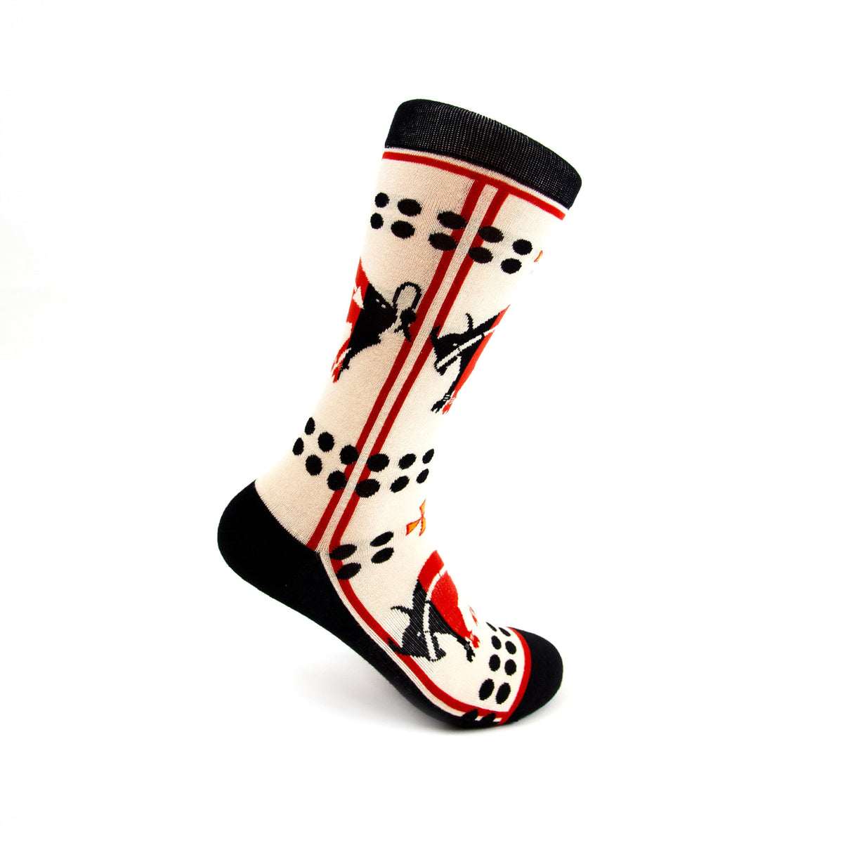 Buffalo Medicine Crew Socks By John Isaiah Pepion (Piikani/Blackfeet)