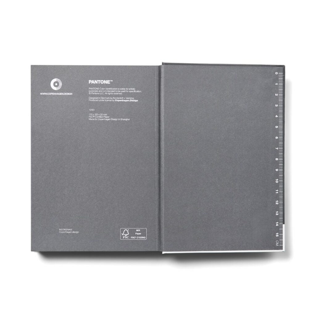 19-0203 Grey Pantone Notebook