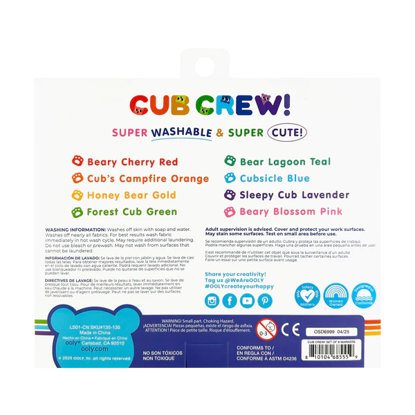 Cub Crew: Markers (Set of 8)