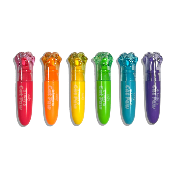 Lucky Cat Paw: Neon Highlighters (Set of 6)