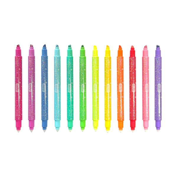 Make No Mistake! Glittery Erasable Markers (Set of 12)