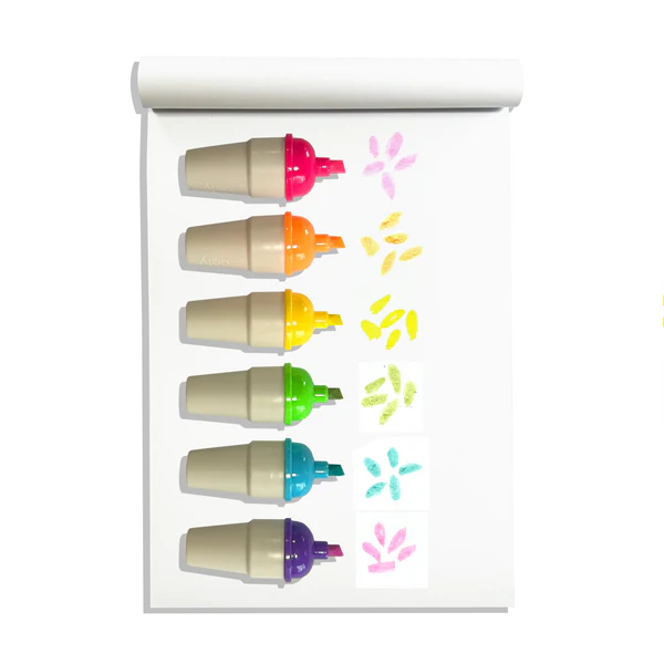 Sweet Scoops: Neon Highlighters - (Set of 6)