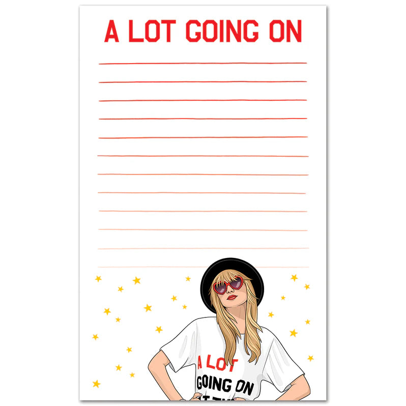 A Lot Going On Notepad