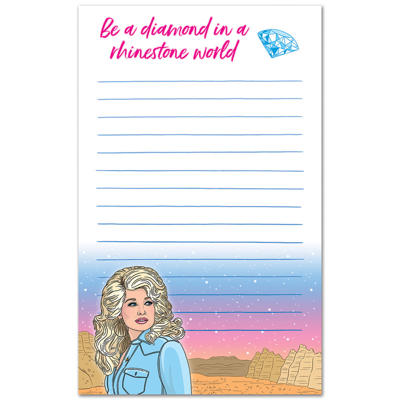 Diamond in a Rhinestone World Notepad