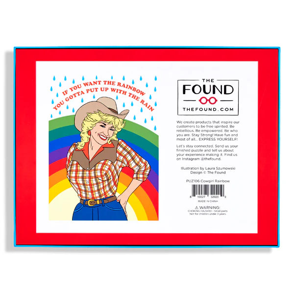 Cowgirl Rainbow Puzzle