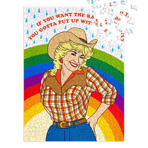 Cowgirl Rainbow Puzzle