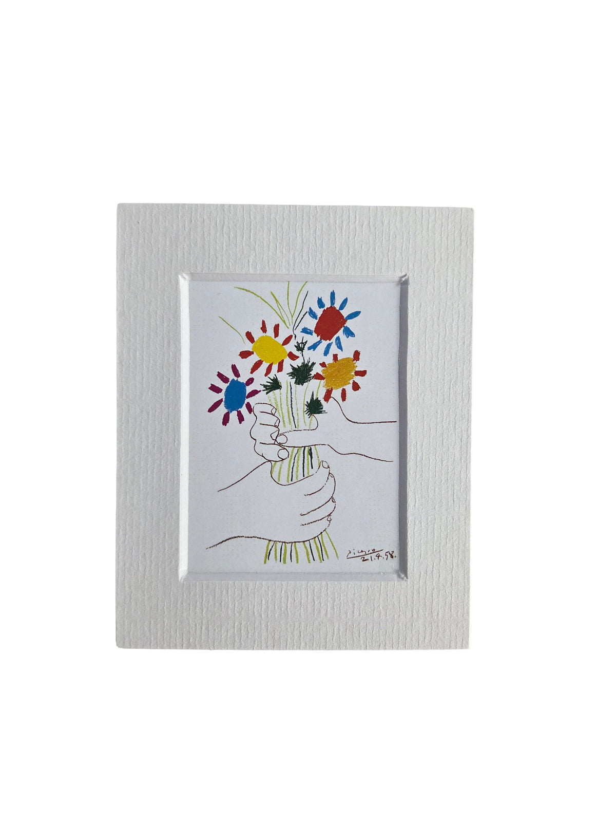 The Bouquet of Friendship, Pablo Picasso Single Mount Magnet
