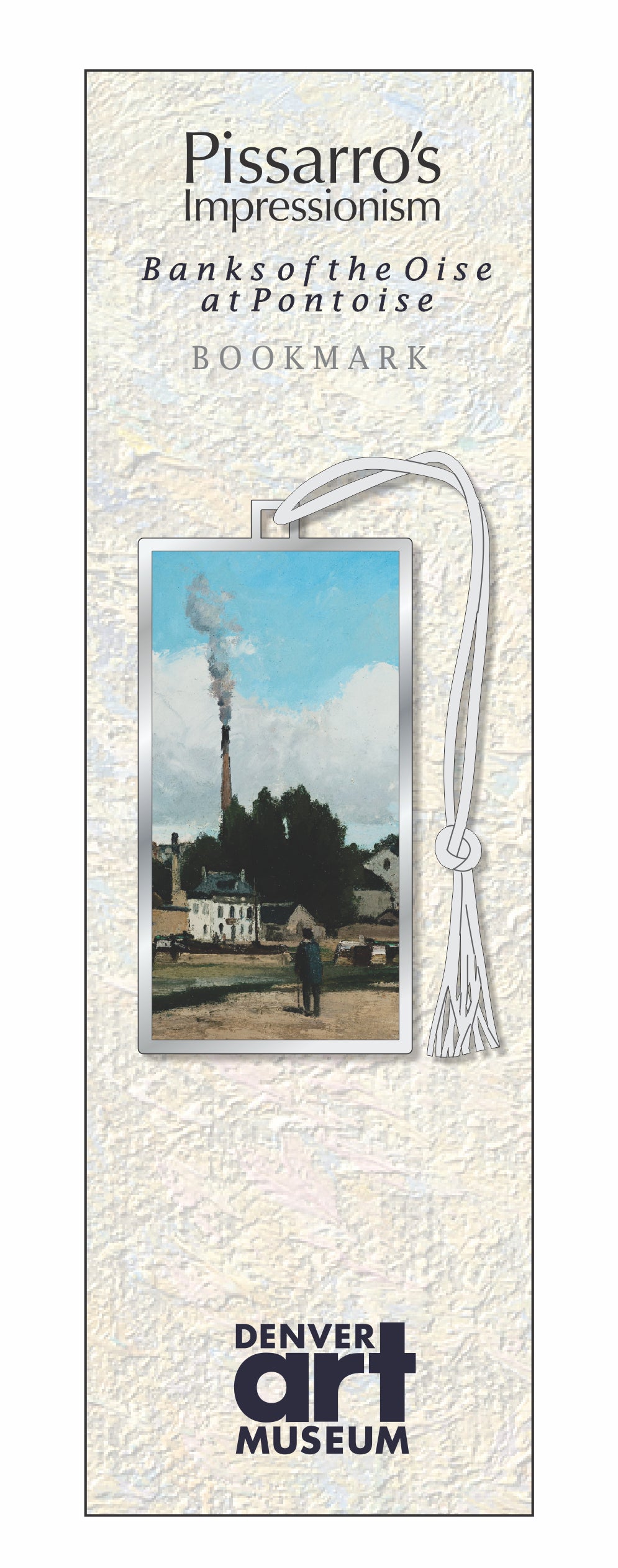 Camille Pissarro, Banks of the Oise Silver Bookmark