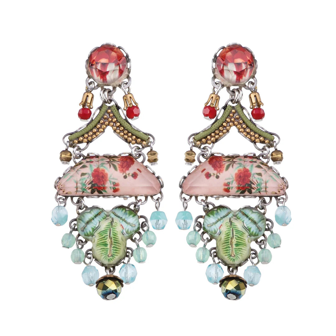 Medium Flower Garden Earrings