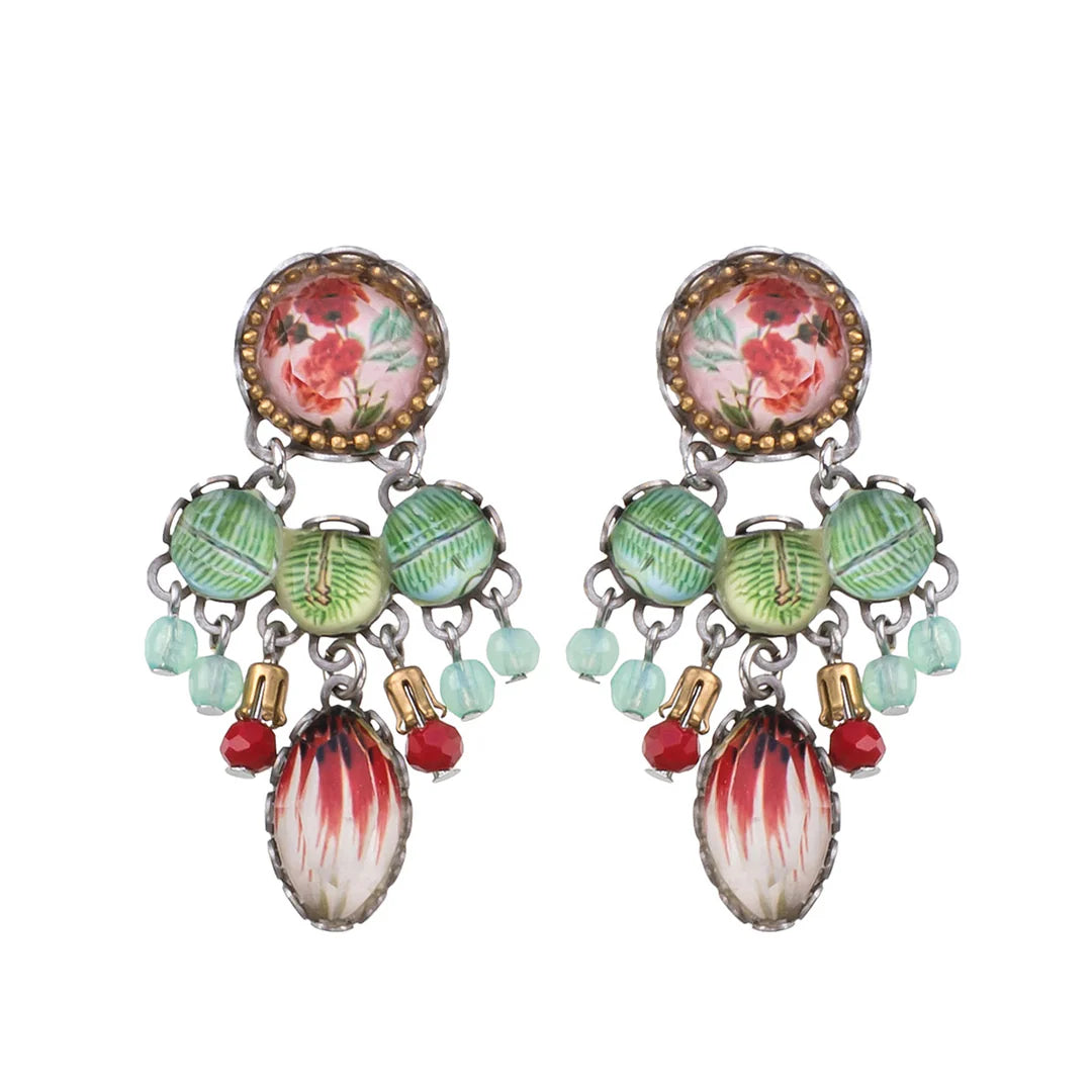 Small Flower Garden Earrings