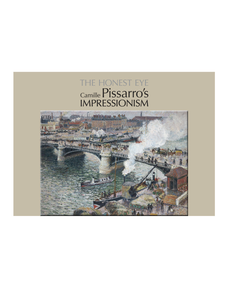 Camille Pissarro: Pont Boieldieu, Rouen, Rainy Weather Carded Magnet