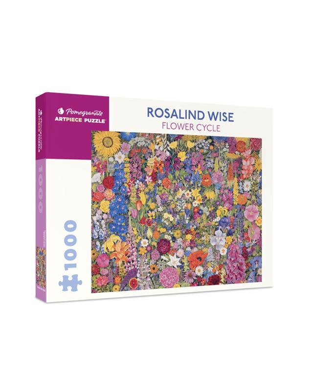 Rosalind Wise: Flower Cycle 1000 Pc Puzzle