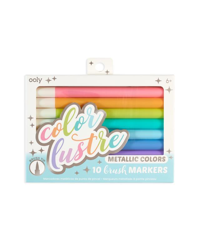Color Lustre Metallic Brush Markers