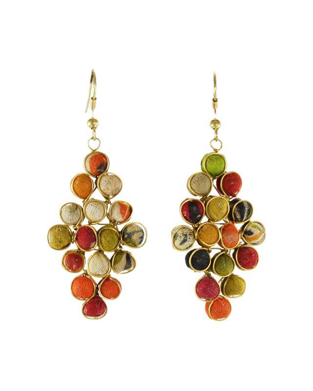 WorldFinds: Kantha Diamond Earrings