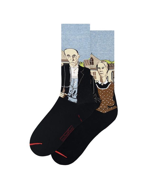 Grant Wood - American Gothic Socks