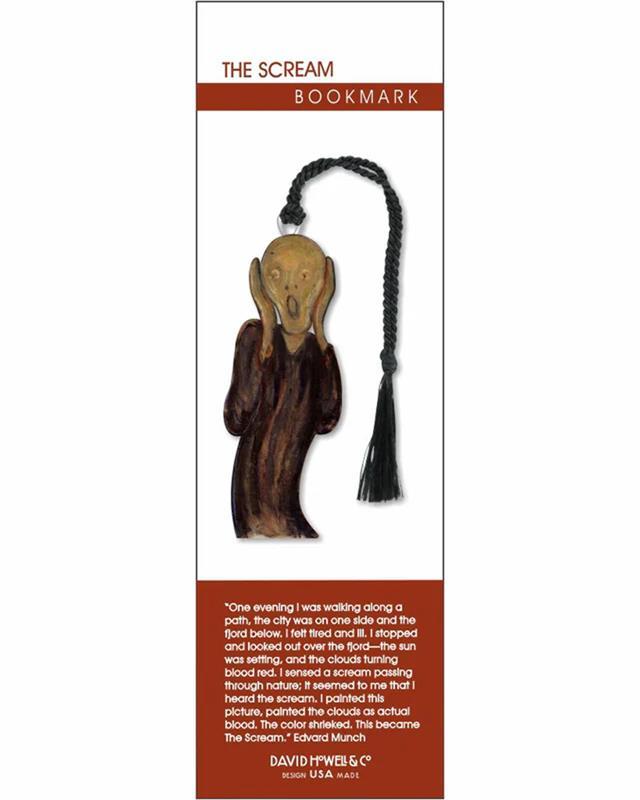 The Scream Metal Bookmark