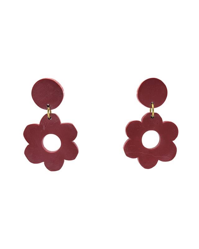 Fair Anita: Red Hot Hippie Clay Earrings