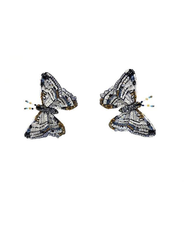 Map Butterfly Earrings