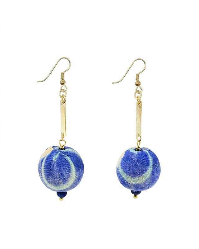 WorldFinds: Kantha Orb Earrings