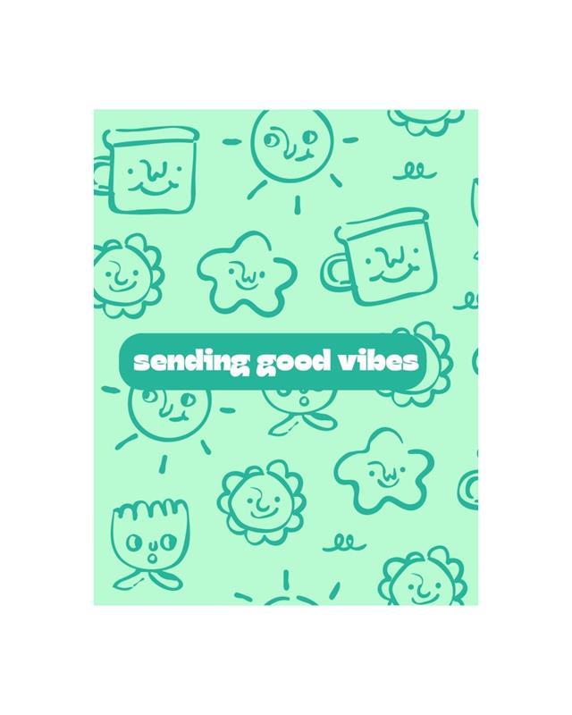 Sending Good Vibes Notecard