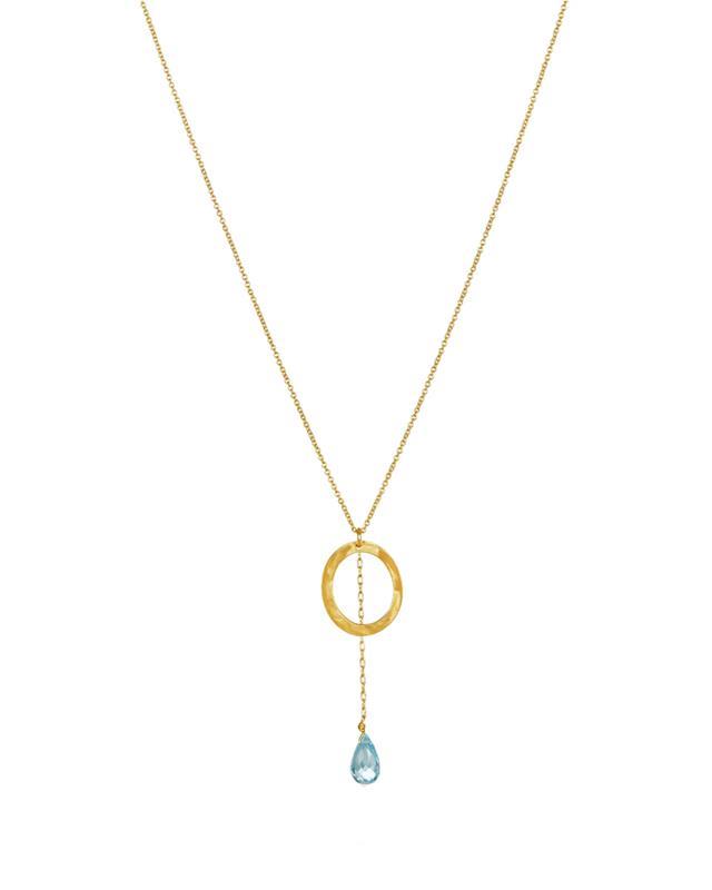 Mabel Chong: Sky Blue Topaz Glimmer Necklace