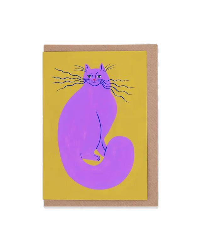 Electric Whiskers Greeting Card