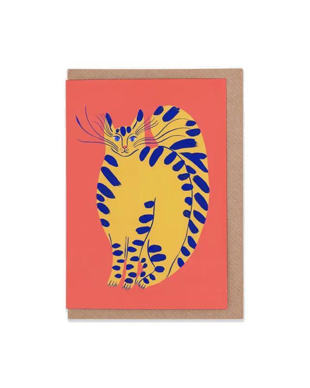 Yellow Kitten Greeting Card