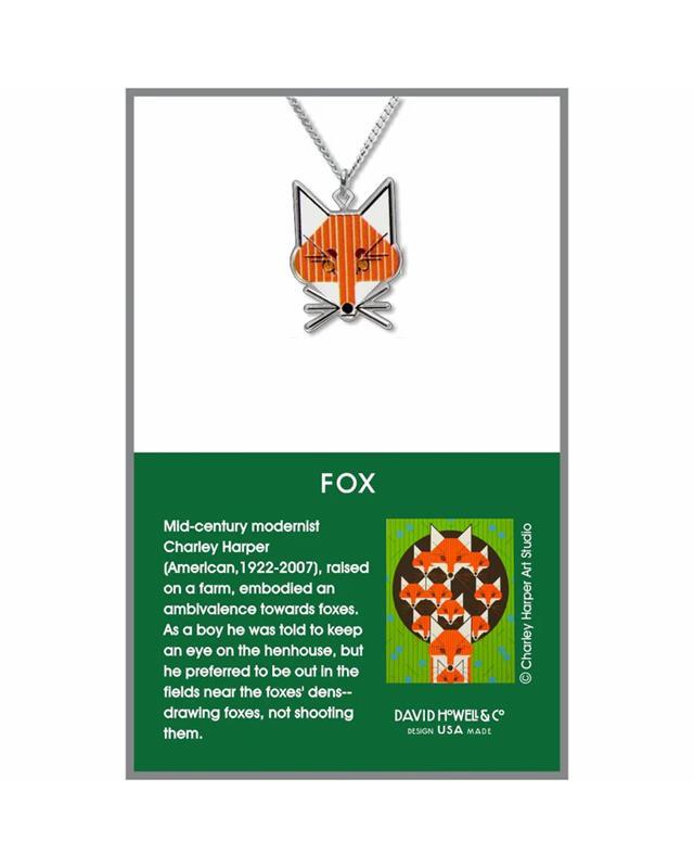Charley Harper Fox Pendant