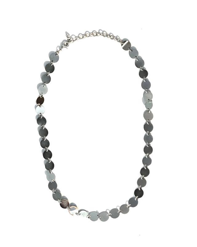 Fair Anita: Circle Link Silver Necklace