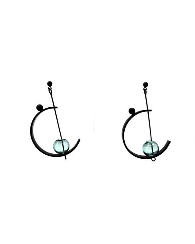 Lunette Aqua Earrings