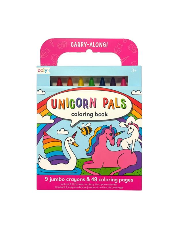 Carry Along Crayon &amp; Coloring Book Kit - Unicorn Pals
