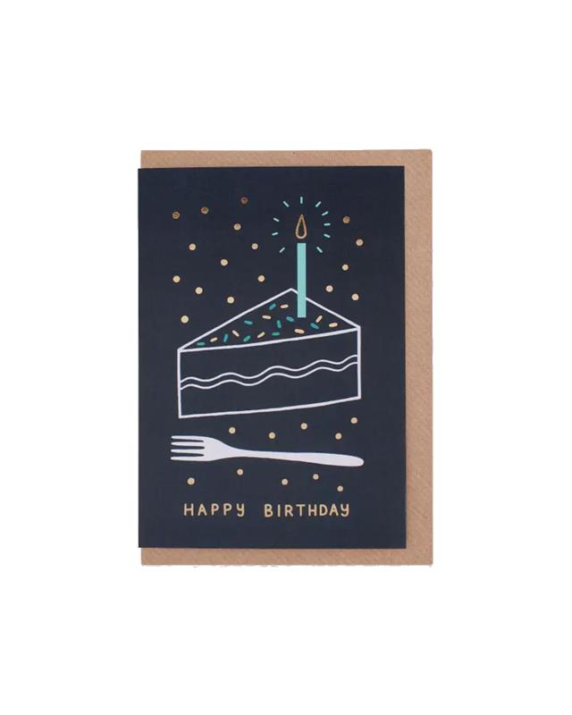 Slice Of Cake Greetings Card