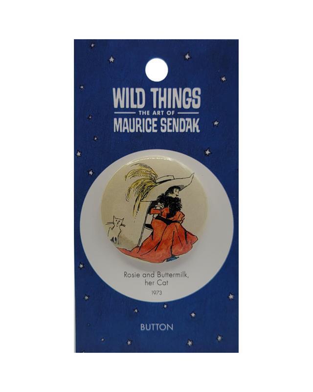 Rosie And Her Cat Buttermilk Maurice Sendak Button