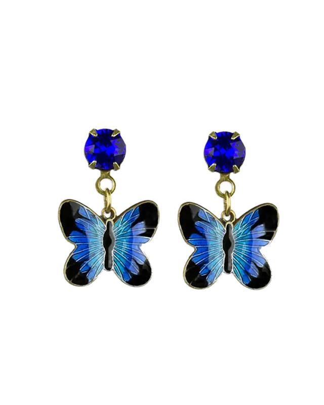 Didia Butterfly Clip On Earrings