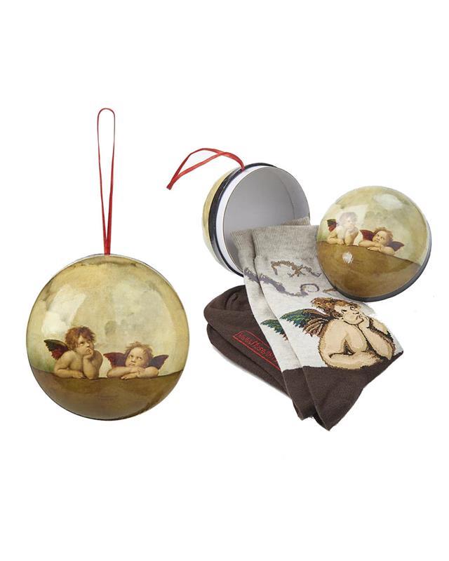 Raphael Sanzio Angels of Sistine Gift Ball With Socks