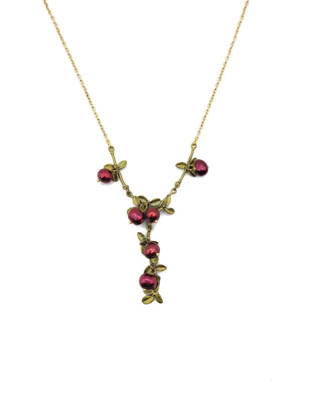 Michael Michaud: Cranberry Dainty Necklace