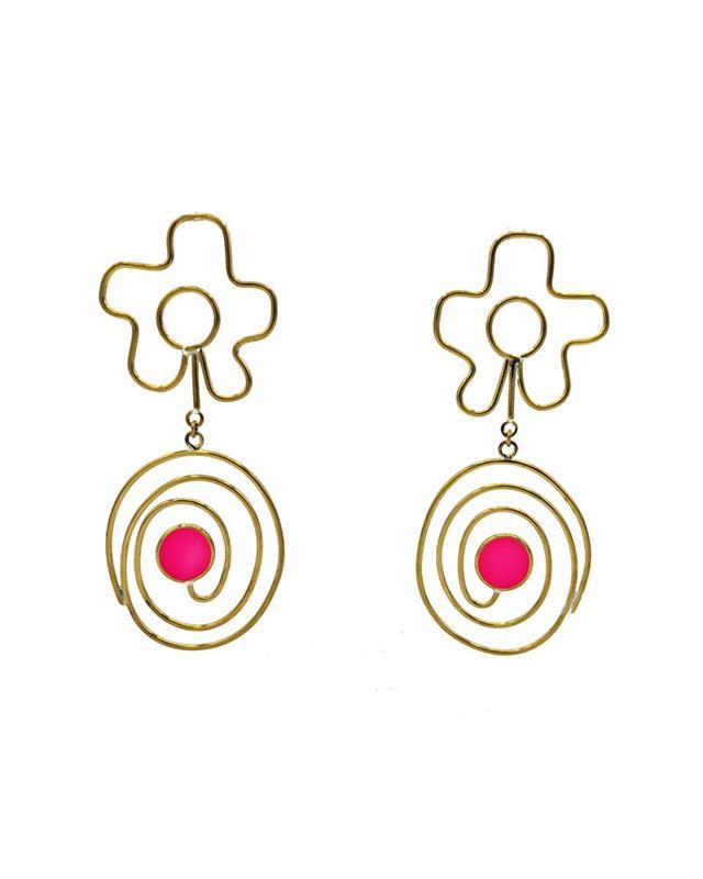 Studio Sophia Sophia: Flower Swirl Earrings