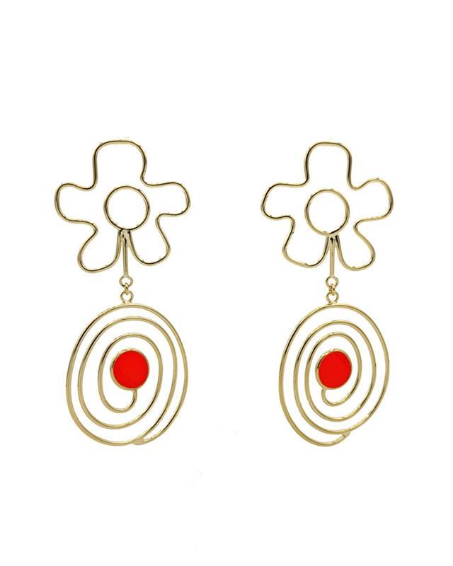 Studio Sophia Sophia: Flower Swirl Earrings