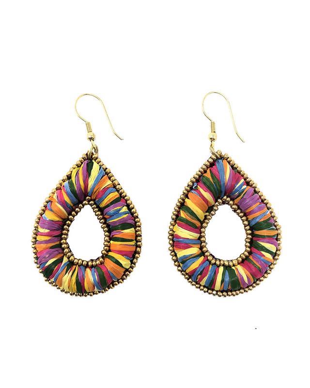 WorldFinds: Candied Pillow Teardrop Earring