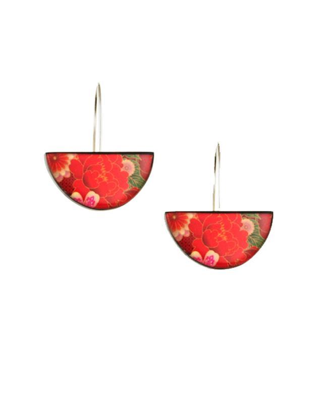 Origin Jewelry: Kimono Half Moon Earrings
