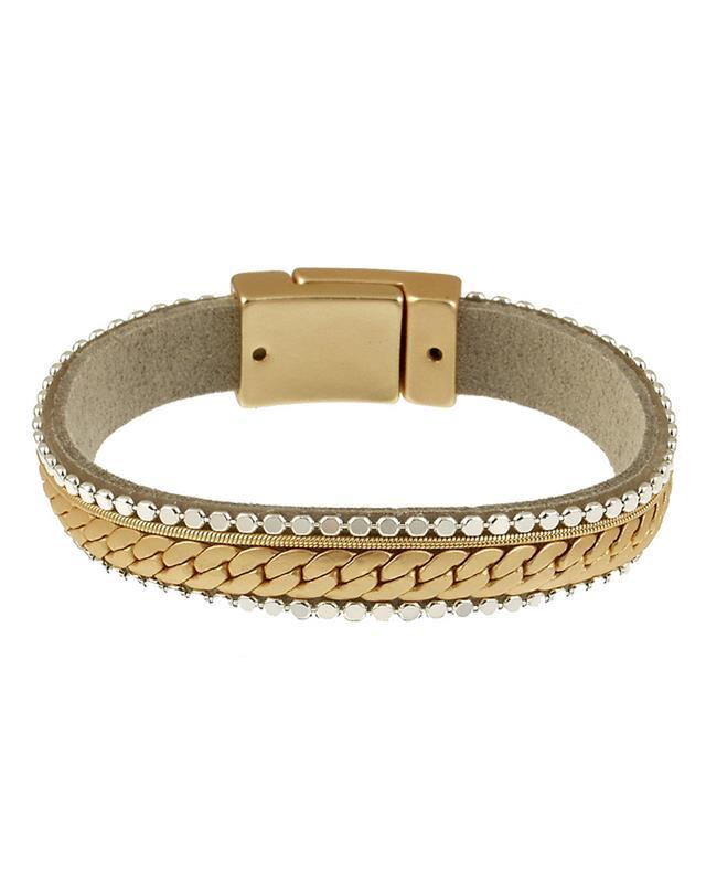 Origin Jewelry: Matte Gold/Silver Bracelet