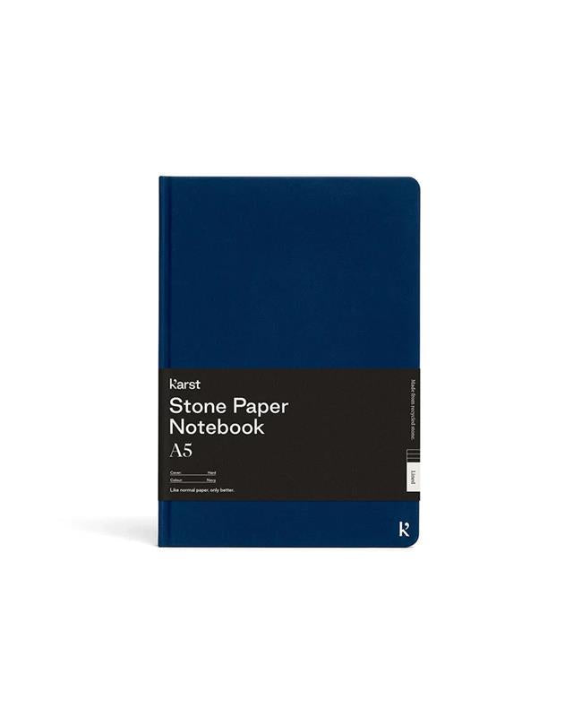 A5 Hardcover Notebook - Lined - Navy
