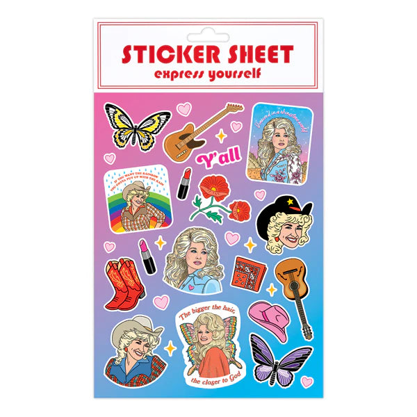 Cowgirl Sticker Sheet