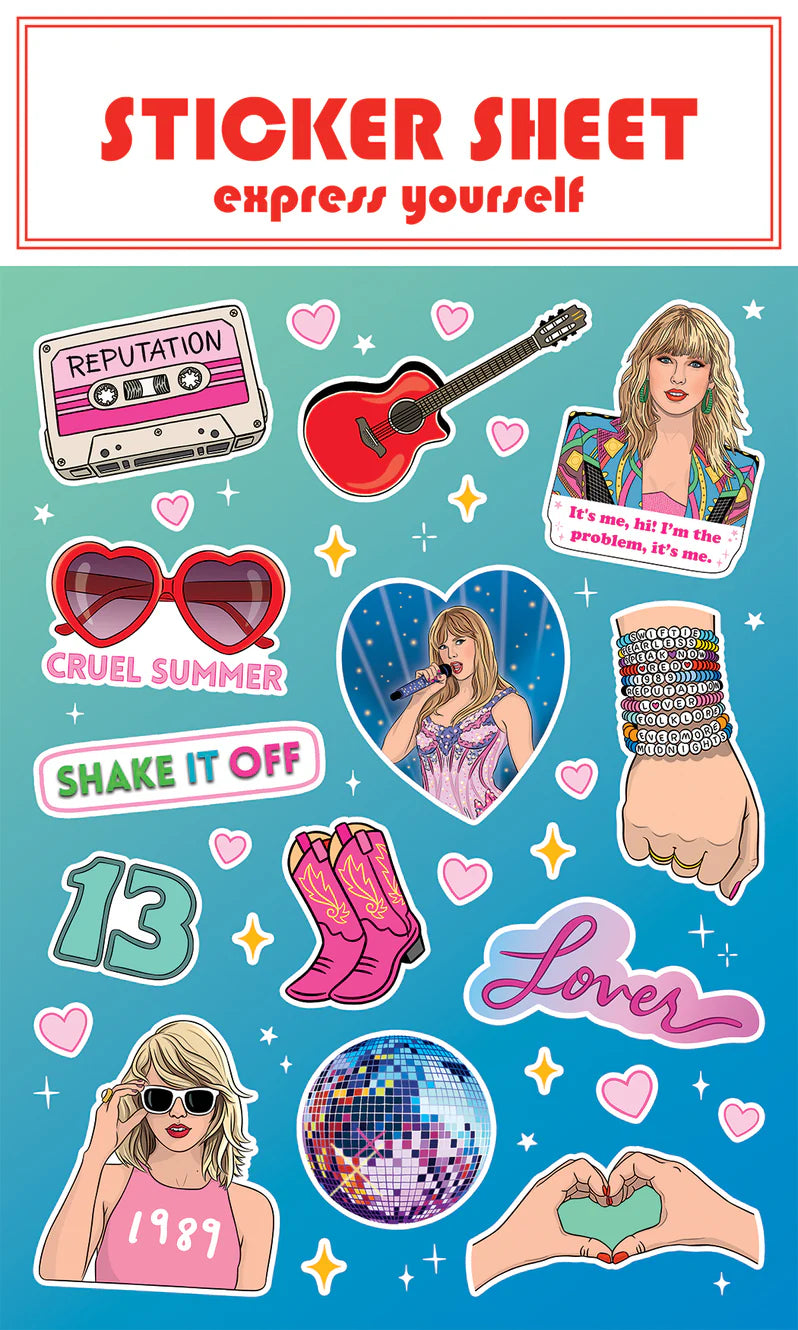 Swiftie Collage Sticker Sheet